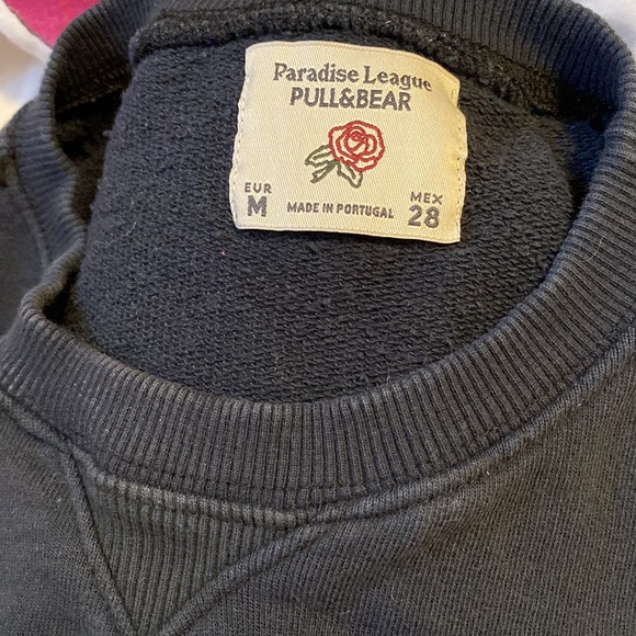 Pull & Bear cropped oversized crewneck - Picture 2 of 2